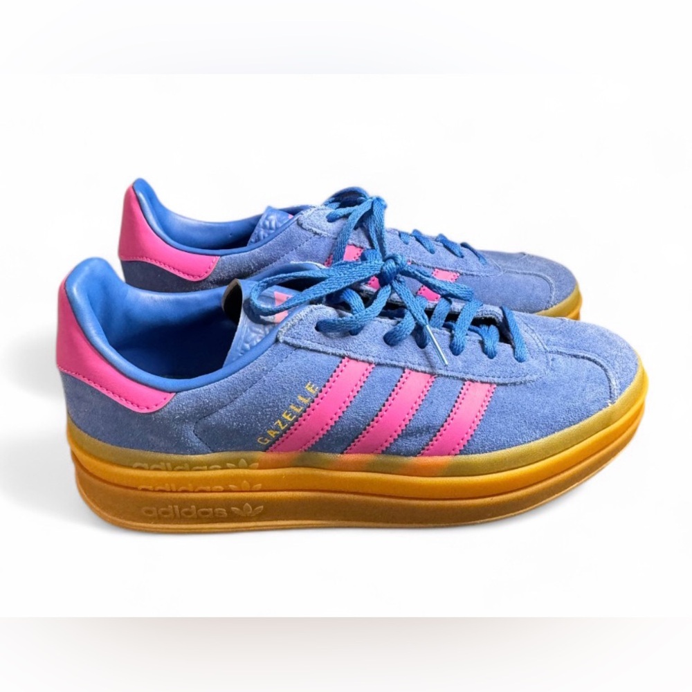 adidas Gazelle Blue and Pink Women's Shoes